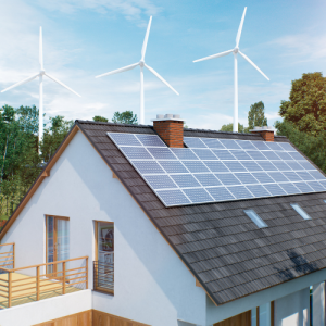 futuristic house renewable energy trends